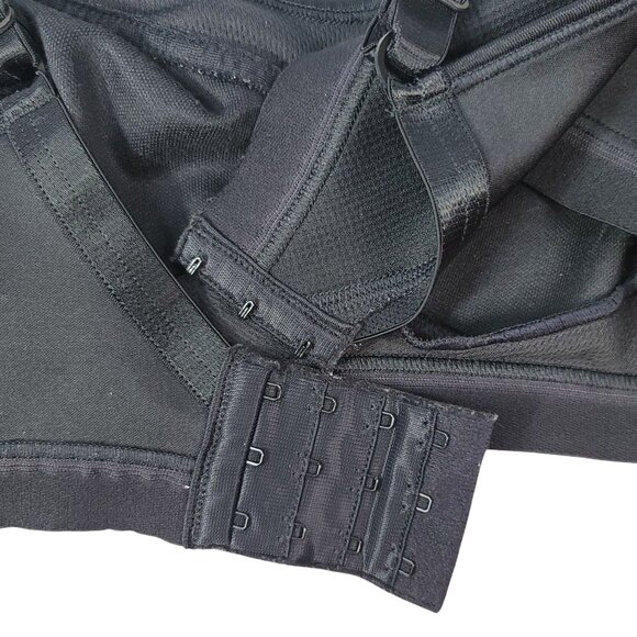Playtex 18 Hour Wirefree Active Bra Black 40B Adjustable Straps Full Coverage - Picture 7 of 10